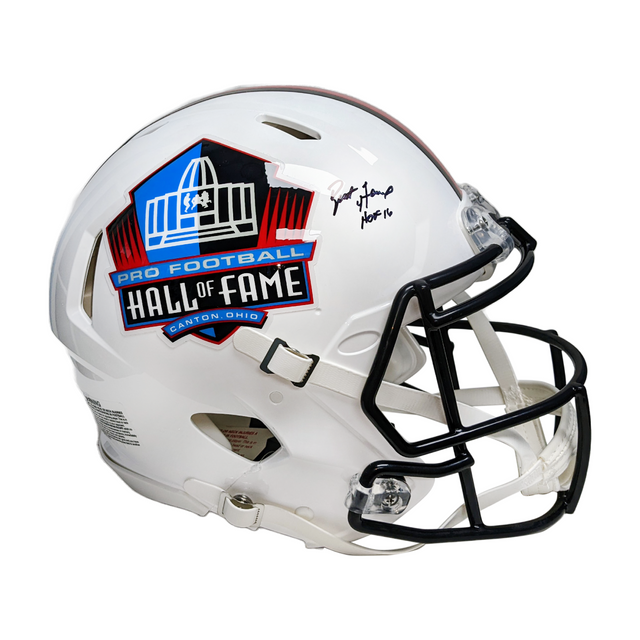 Brett Favre Signed Authentic Full Size Hall Of Fame Helmet HOF 16 NFL