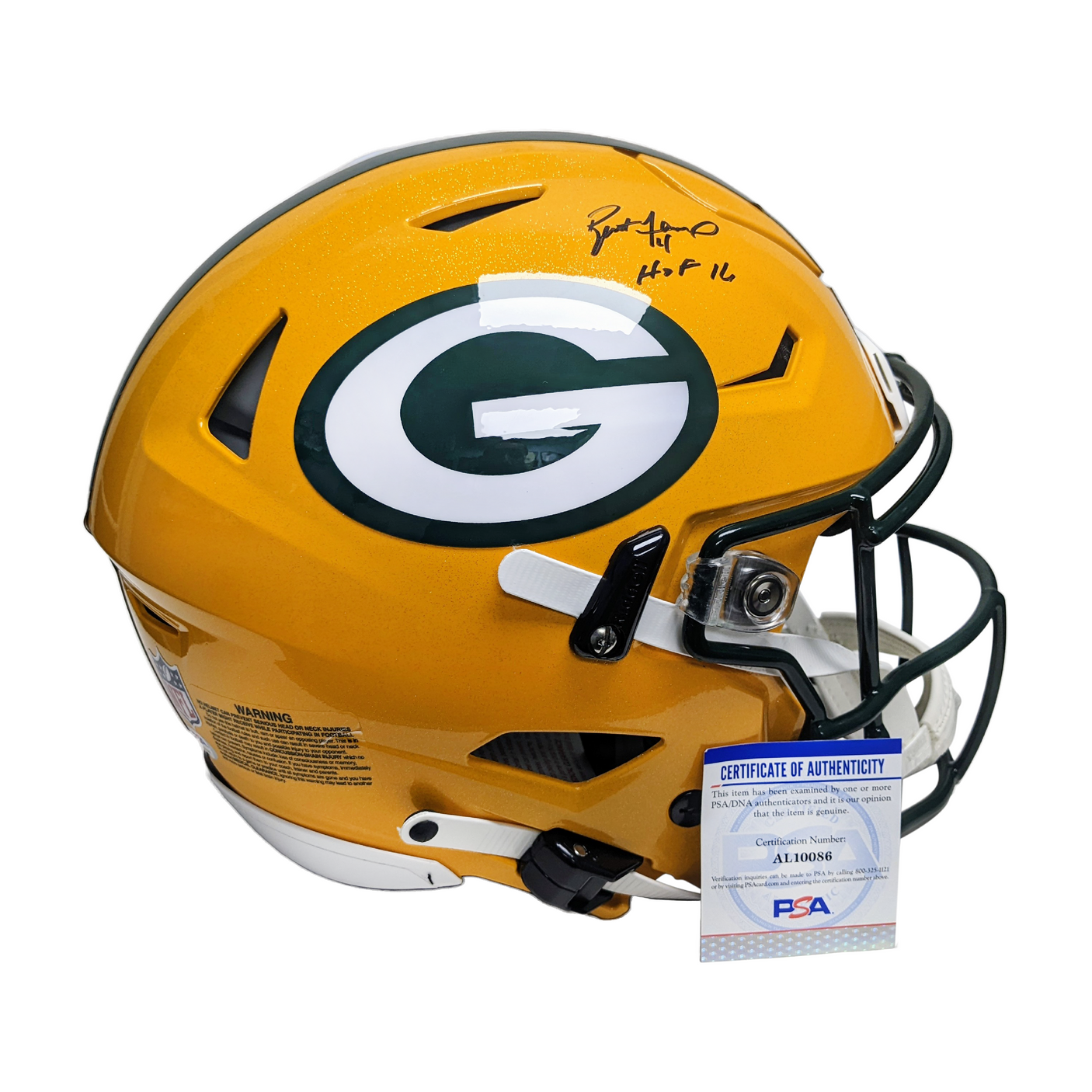 Brett Favre Signed Authentic Full Size Green Bay Packers NFL HOF 16