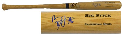Bryan LaHair Signed Autographed Rawlings Blonde Big Stick Bat