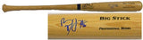 Bryan LaHair Signed Autographed Rawlings Blonde Big Stick Bat