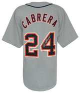 Miguel Cabrera Signed Grey Custom Baseball Jersey