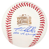 Trevor Cahill Signed Rawlings Official 2016 World Series Baseball w/2016 WS Champs