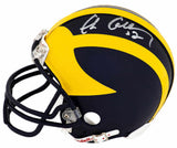 Chris Calloway Signed Michigan Wolverines Riddell (VSR4) Mini Helmet