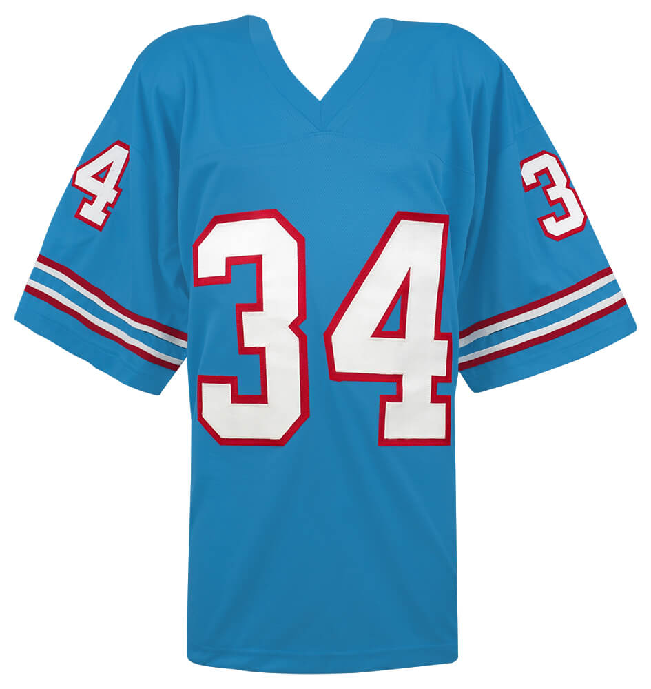 Earl Campbell Signed Blue T/B Custom Football Jersey