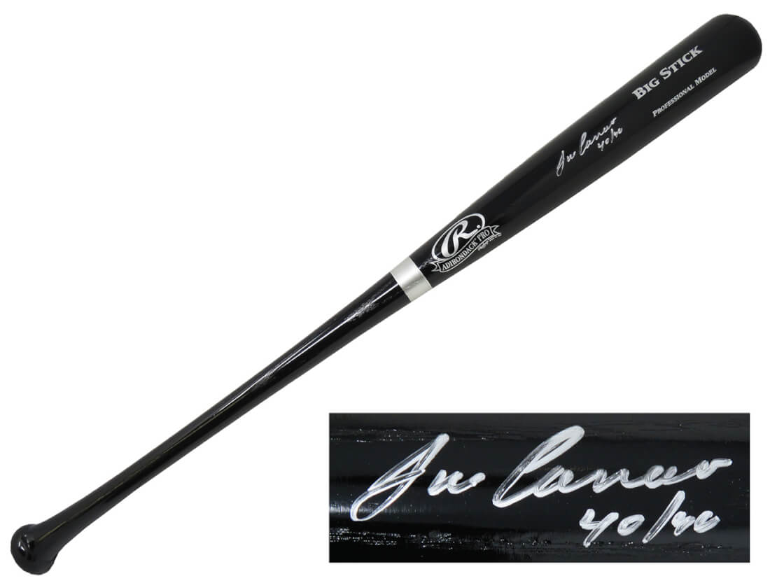 Jose Canseco Signed Rawlings Black Big Stick Baseball Bat w/40-40