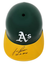 Jose Canseco Signed Oakland A's Replica Batting Helmet w/88 AL MVP
