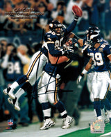 Cris Carter Signed Vikings 1000th Catch 8x10 Photo