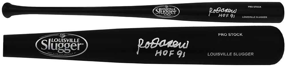 Rod Carew Signed Louisville Slugger Pro Stock Black Baseball Bat w/HOF'91