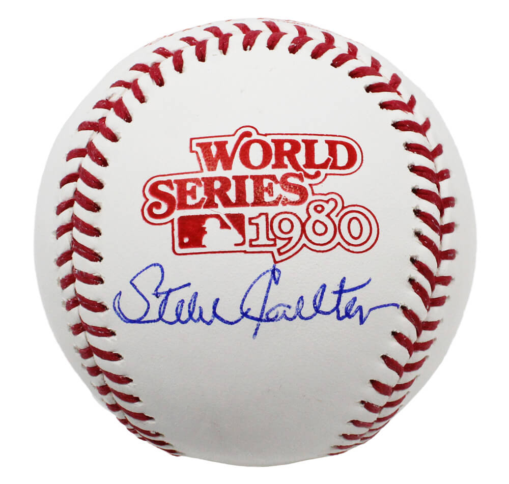 Steve Carlton Signed Rawlings 1980 World Series (Philadelphia Phillies) Baseball