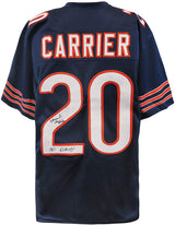 Mark Carrier Signed Navy Custom Football Jersey w/90 DROY