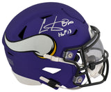 Cris Carter Signed Minnesota Vikings Riddell Mid-Size (MIDI) SpeedFlex Helmet w/HOF'13