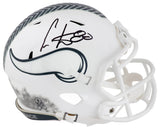Cris Carter Signed Minnesota Vikings 2024 SALUTE White Riddell Speed Mini Helmet