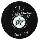 Guy Carbonneau Signed Dallas Stars Hockey Puck w/HOF'19