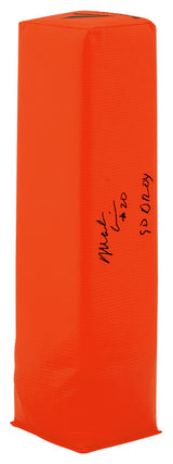 Mark Carrier Signed BSN Orange Endzone Football Pylon w/90 DROY