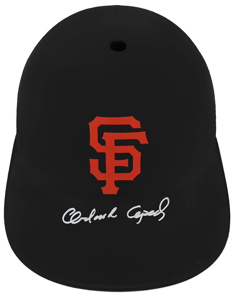 Orlando Cepeda Signed San Francisco Giants Souvenir Replica Baseball Batting Helmet