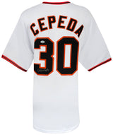 Orlando Cepeda Signed White Custom Baseball Jersey - (JSA)