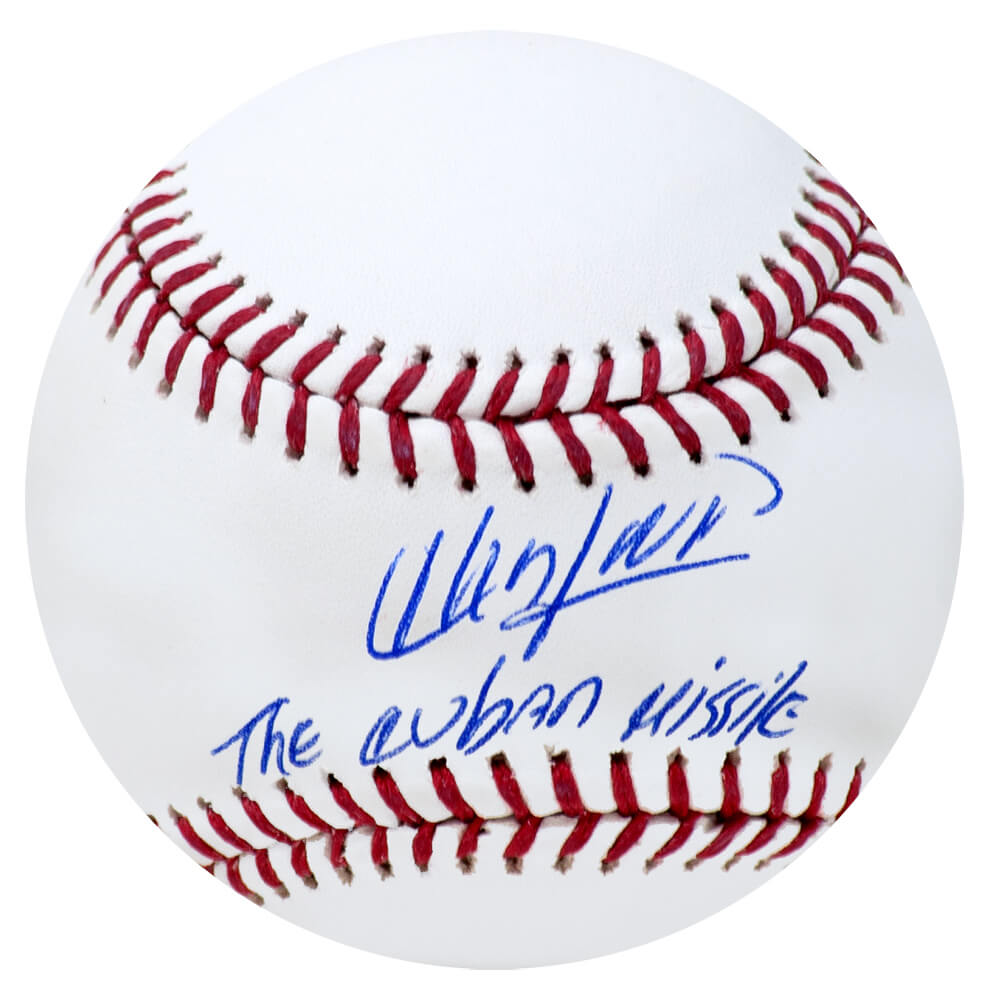 Aroldis Chapman Signed Rawlings Official MLB Baseball w/Cuban Missile