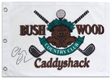 Chevy Chase Signed Caddyshack Bushwood 18x13 Golf Pin Flag