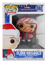 Chevy Chase Signed Christmas Vacation Clark Griswold Funko Pop Vinyl Doll #242