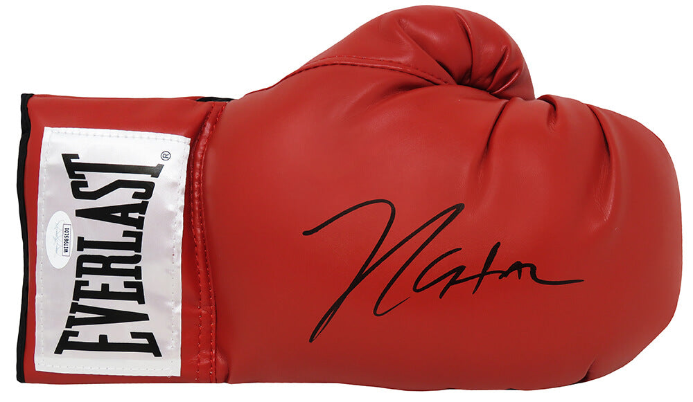 Julio Cesar Chavez Signed Everlast Red Boxing Glove - (JSA)