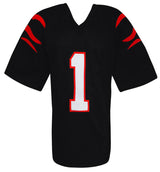 Ja'Marr Chase Signed Black Custom Football Jersey - (JSA)