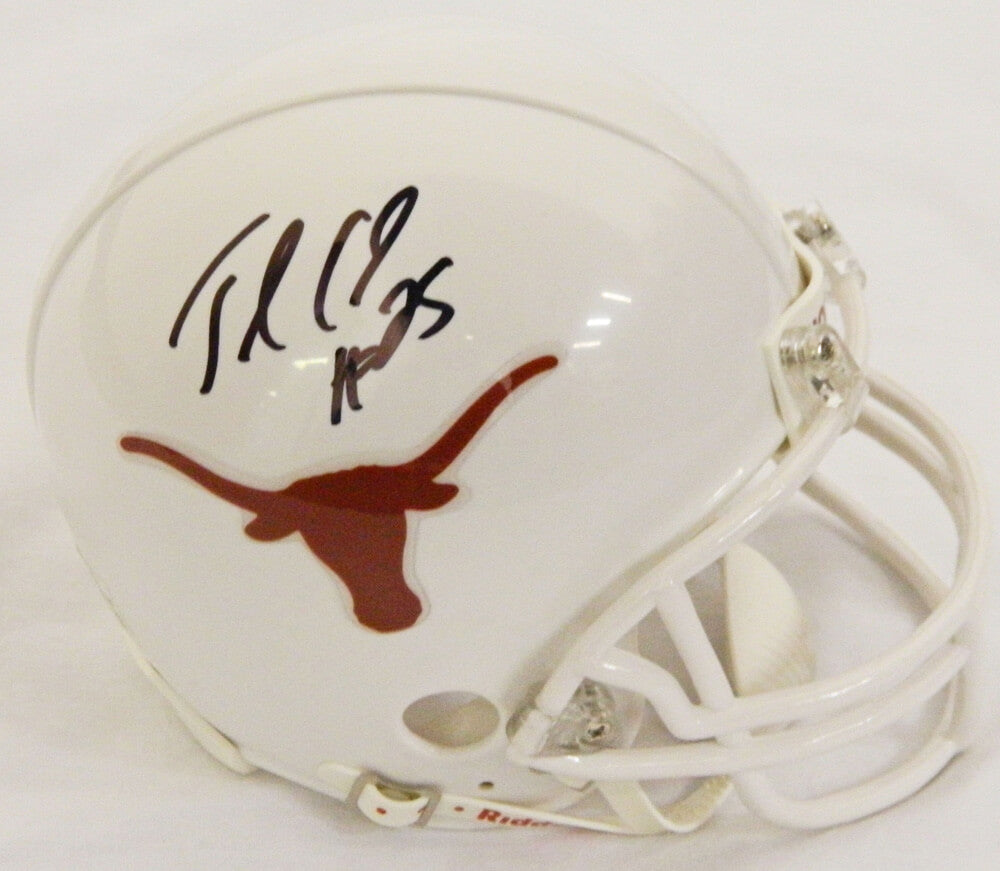 Jamaal Charles Signed Texas Longhorns Riddell Mini Helmet