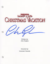 Chevy Chase Signed National Lampoon's Christmas Vacation Movie Script Cover Page
