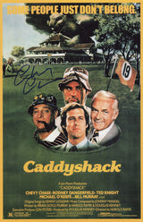 Chevy Chase Signed 'Caddyshack' 11x17 Movie Poster (In Blue)