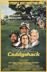Chevy Chase Signed 'Caddyshack' 11x17 Movie Poster (Silver Ink)