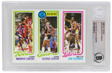 Maurice Cheeks Signed 1980-81 Topps Philadelphia 76ers Rookie Basketball Card #178 - (Beckett Encapsulated)