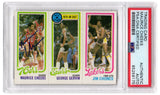 Maurice Cheeks Signed Philadelphia 76ers 1980-81 Topps Rookie Basketball Card #178 - (PSA Encapsulated)