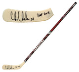 Chris Chelios Signed Montreal Canadiens Franklin 48 Inch Full Size Hockey Stick w/HOF 2013