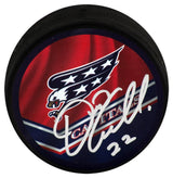 Dino Ciccarelli Signed Washington Capitals Reverse Retro Logo Hockey Puck