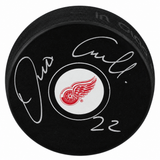 Dino Ciccarelli Signed Detroit Red Wings Logo Hockey Puck