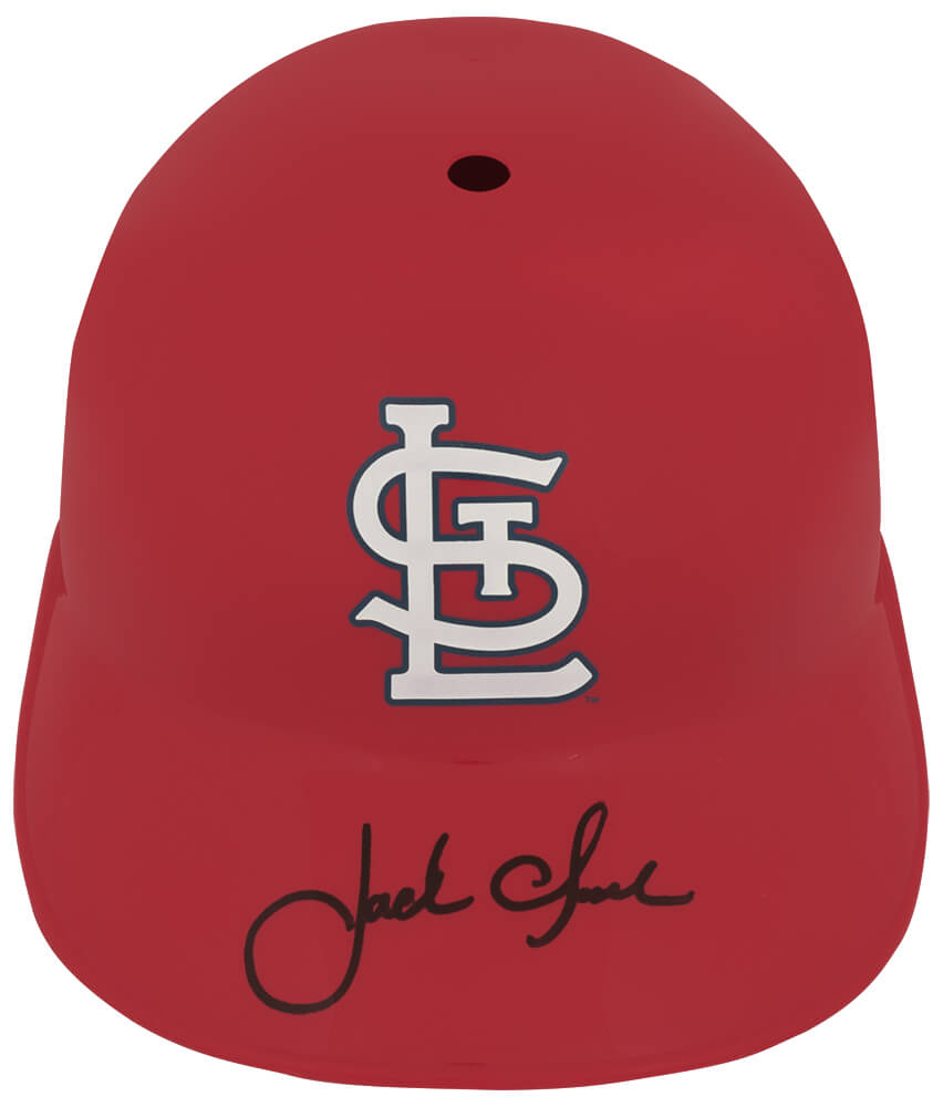 Jack Clark Signed St. Louis Cardinals Souvenir Replica Batting Helmet