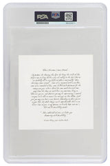 Kelly Clarkson Signed 'When Christmas Comes Around' 5x5 CD Insert - (PSA/DNA Encapsulated)