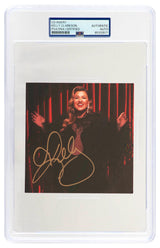 Kelly Clarkson Signed 'When Christmas Comes Around' 5x5 CD Insert - (PSA/DNA Encapsulated)