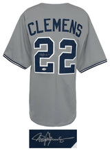 Roger Clemens Signed Grey Custom Baseball Jersey - (JSA)