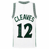 Mateen Cleaves Signed Michigan State 1999 M&N T/B White Swingman Basketball Jersey w/2000 MOP