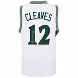 Mateen Cleaves Signed White Custom College Basketball Jersey w/2000 Champs