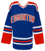 Paul Coffey Signed Blue Custom Hockey Jersey
