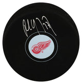 Paul Coffey Signed Detroit Red Wings Logo Hockey Puck