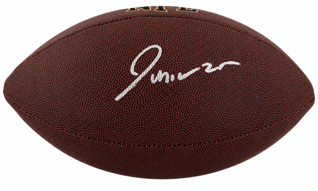 Junior Colson Signed Wilson Super Grip Full Size NFL Football
