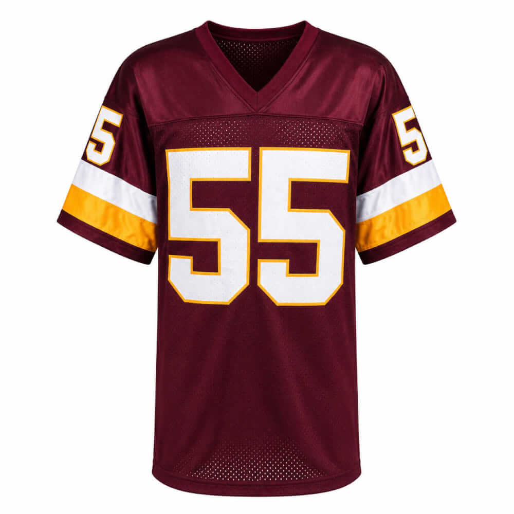 Andre Collins Signed Maroon Throwback Custom Football Jersey w/SB XXVI