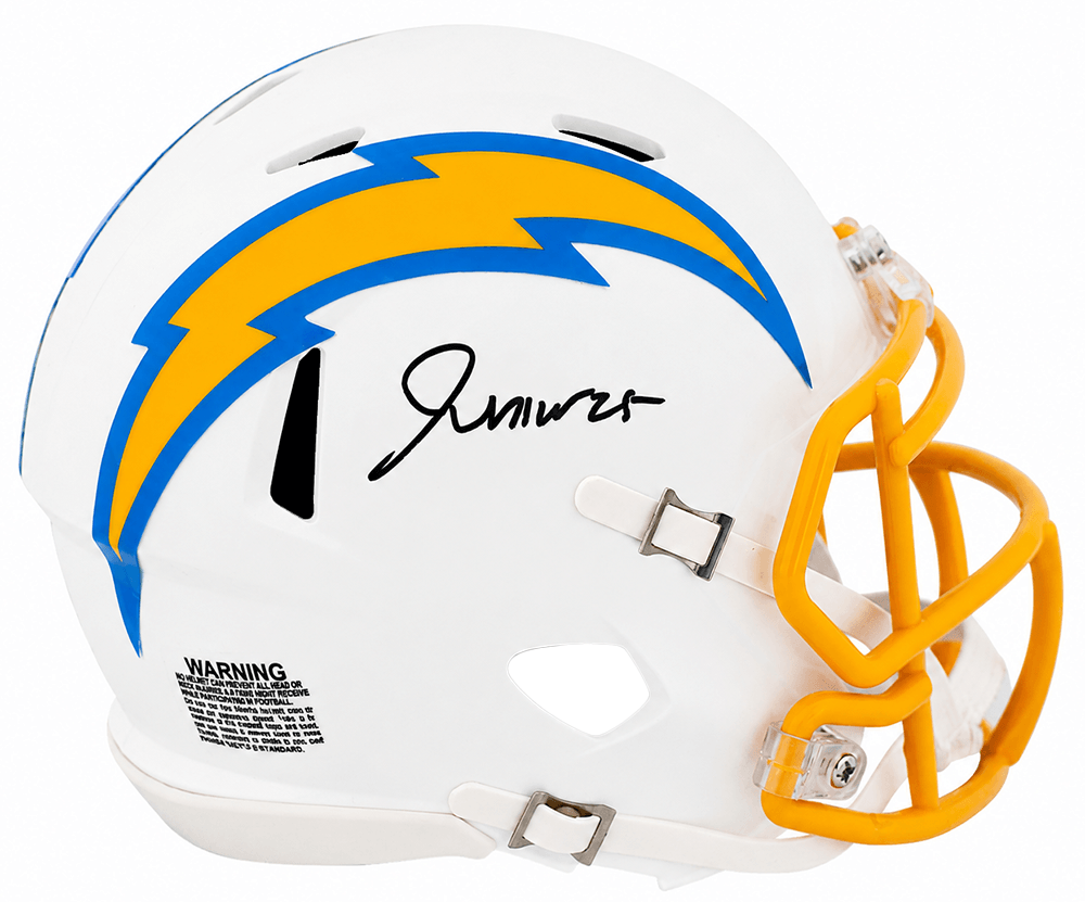 Junior Colson Signed Los Angeles Chargers Riddell Speed Mini Helmet