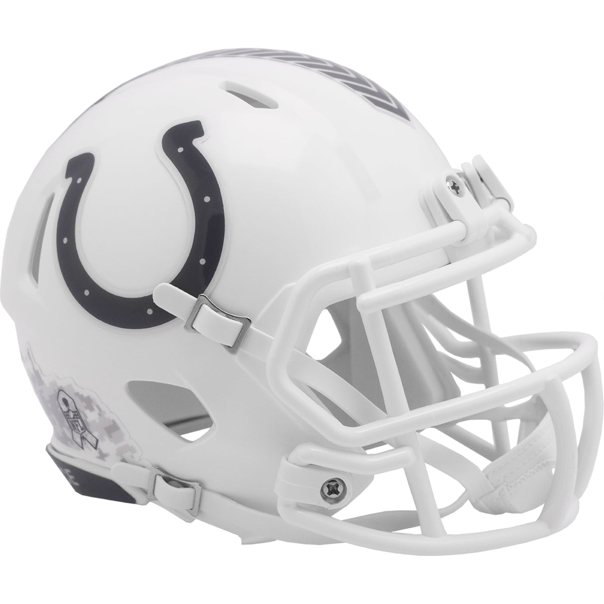 Indianapolis Colts 2024 Salute to Service Riddell Speed Mini Football Helmet