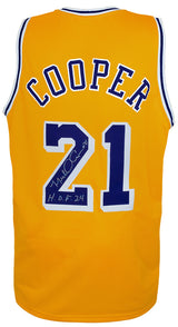 Michael Cooper Signed Gold Custom Basketball Jersey w/HOF'24