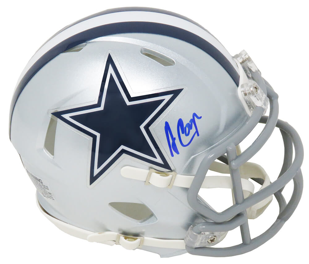 Amari Cooper Signed Dallas Cowboys Riddell Speed Mini Helmet