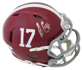 Amari Cooper Signed Alabama Crimson Tide #17 Riddell Speed Mini Helmet - (JSA)