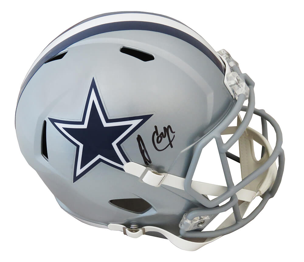 Amari Cooper Signed Dallas Cowboys Riddell Full Size Speed Replica Helmet - (JSA)